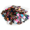 100 PCS Guitar Universal ABS Celluloid Pick Shrapnel Color Random Delivery(Celluloid 0.96mm)