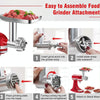 KA-09 For KitchenAid Minced Meat Head Minced Meat And Noodle Machine General Accessories(As Sohow)