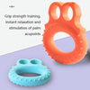 Angry Frog Shape Finger Grip Device Finger Strength Exercise Grip Ring(40LB (Blue))