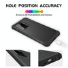 For Galaxy S20 Ultra PC + Silicone Three-piece Shockproof Protection Case(Black)