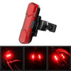 Bicycle USB Rechargeable Taillight LED Tail Lamp (Red Light)