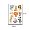 30 PCS Cartoon Animal ChildrenTemporary Tattoo Sticker(WK-037)