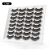 16pairs /Box Natural Long False Eyelashes Fluffy 3D Mink Lashes, Spec: L105