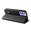For Samsung Galaxy A33 Wristband Magnetic Leather Phone Case(Black)
