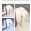 Folding Flashlight Desk Lamp USB Charging Student Dorm Night Light(302-2 Green)
