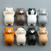 Cartoon Cat Fridge Magnet Resin Ornament Ornament Without Magnetic Sticker(Light Coffee Cat)