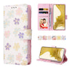 For Samsung Galaxy S23+ 5G Bronzing Painting RFID Leather Phone Case(Bloosoming Flower)