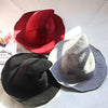 Halloween Personality Wizard Steeple Great Brim Wool Cap(Navy)