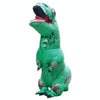 Inflatable Dinosaur Adult Costume Halloween Inflated Dragon Costumes Party Carnival Costume for Women Men(Green)