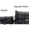 HUMRAO Outdoor Riding Gloves Winter Velvet Thermal Gloves Ski Motorcycle Waterproof Non-Slip Gloves, Size: M(Black)