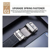 BULL CAPTAIN 02 Automatic Buckle Thickened Soft Cowhide Belt Business Men Belt, Length: 120cm