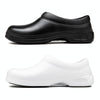 Chef Shoes Non-slip Kitchen Shoes Canteen Chef Cleaning Work Shoes Hotel Work Shoes, Size:41(Black)