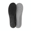 Shock Absorption Thickening Slow Rebound Soft and Comfortable Wicking Insole, Size:S(Black Background Suede Gray)