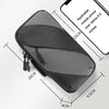 Running Mobile Phone Arm Bag Outdoor Equipment Wrist Bag(Black Gray)