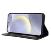 For Samsung Galaxy S24 FE 5G Magnetic Buckle Retro Texture Leather Phone Case(Black)