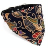 Black Cotton Pet Bib & Headband S (Dog/Cat)
