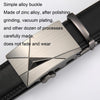 Men Automatic Buckle Belt Leather Waistband Business Style Trouser Belt Model 11