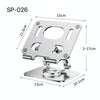 SP-026 360-degree Rotating Universal Desktop Tablet Folding Bracket(Silver)