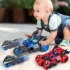 3 in 1 Alloy Catapult Car Model With Lights And Music(Red)