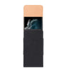 Men Litchi Texture Leather Portable Mobile Phone Waist Bag for 6.9 inch or below(Black)