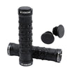MEROCA Mountain Bike Anti-slip Shock Absorber Riding Grip Cover, Style: Bilateral Lock Skull ME23 Black