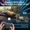 ANBERNIC RG ARC-S Handheld Game Console 4-Inch IPS Screen Linux System Portable Video Arcade 256G(Transparent Blue)