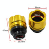 2 Pairs Motorcycle Modified Accessories Anti-Drop Cup CNC Aluminum Alloy Anti-Collision And Shock Absorbing Front Fork Cup(Blue)