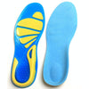 Thickening Shock Absorption Sports Insoles Running Slip Anti-Pain Sweat-Absorbent Breathable Basketball Military Training Insoles(M: 27cm)