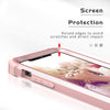 For iPhone 11 Pro Max PC+ Silicone Three-piece Anti-drop Mobile Phone Protective Back Cover(Rose gold)