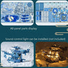 3D Metal Assembled Model Lunar Dyed Dawn Sedan Chair Puzzle Toy
