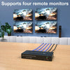 60m 1x4 HDMI Splitter POC Distribution Extender Supports 1080P@60Hz, Plug: US Plug