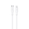 TOTU CB-4 Series USB-C / Type-C to 8 Pin Fast Charge Data Cable, Length:1m(White)