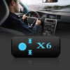 HQX6 Car Bluetooth V4.1 Audio Music Player Receiver Adapter, Support Wireless Hands-free & TF Card & USB Charge