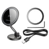 BOROFONE BH218 Star Metal Ring Magnetic Wireless Fast Charging Car Holder(Metal Grey)