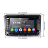 Suitable for Volkswagen 7-inch Car Multimedia Player Navigation Bluetooth Reversing Integrated Machine Android 10.0, Specification: 2+32G