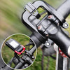 Bike Headlight Computer Bracket Handlebar Extension(Black)