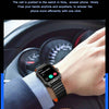 D09 1.9 inch TFT Square Screen Smart Watch Supports Blood Pressure Monitoring(Blue)