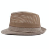 Summer Jazz Hat Mesh Breathable Sunscreen Hat, Size: Average 56-58cm(Black)