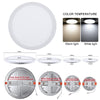 LED Round Ultra-thin Downlight Adjustable Recessed Panel Light, Power Source: 6W(Warm Light)