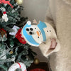 For iPhone 15 Christmas Snowman Silicone Phone Case