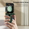 For Samsung Galaxy Z Flip6 VIETAO Integrated Embossed Pattern Full Coverage Phone Case with Wrist Strap(Green)
