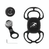 Bike Anti-vibration Silicone Cycling Fixed Mobile Phone Bracket, Model: Settlement Style