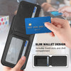 For Samsung Galaxy A54 5G CX01 Detachable Magsafe Magnetic Card Bag Phone Case(Black)