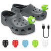 2pcs Plastic Charging Model Cave Shoes Lamp Camping Outdoor Light(Grass Green)