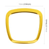 Car Auto Steering Wheel Decorative Ring Cover Trim Sticker Decoration for Audi(Gold)