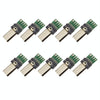 10 PCS 15-Pin USB PCB Connector Micro USB Plug Adapter for Sony Camera Data Cable