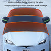 Car Front Windshield Snow and Anti-freeze Thickened Car Cover, Size: Black Red SUV