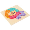 3 PCS Early Childhood Education Wooden Three-Dimensional Jigsaw Puzzle Toy(Lion)