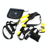 P3-2 Adjustable Fitness Exercise Hanging Pulling Rope TRP3X Wall Pulley Yoga Belt, Main Belt: 1.4m, 1.9m After Adjusted, Sports Version (Black+Yellow)