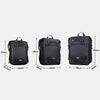 Rhinowalk Multi-Function Motorcycle Rear Seat Bag Combination Rear Shelf Pannier, Colour: Black 20L